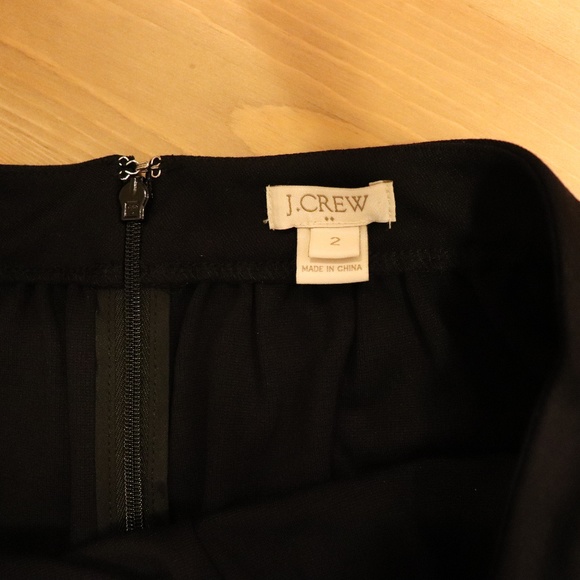 J.CREW CLASSIC BLACK MINI SKIRT - Picture 6 of 8